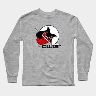 Defunct Dayton Owls IHL Hockey 1977 Long Sleeve T-Shirt